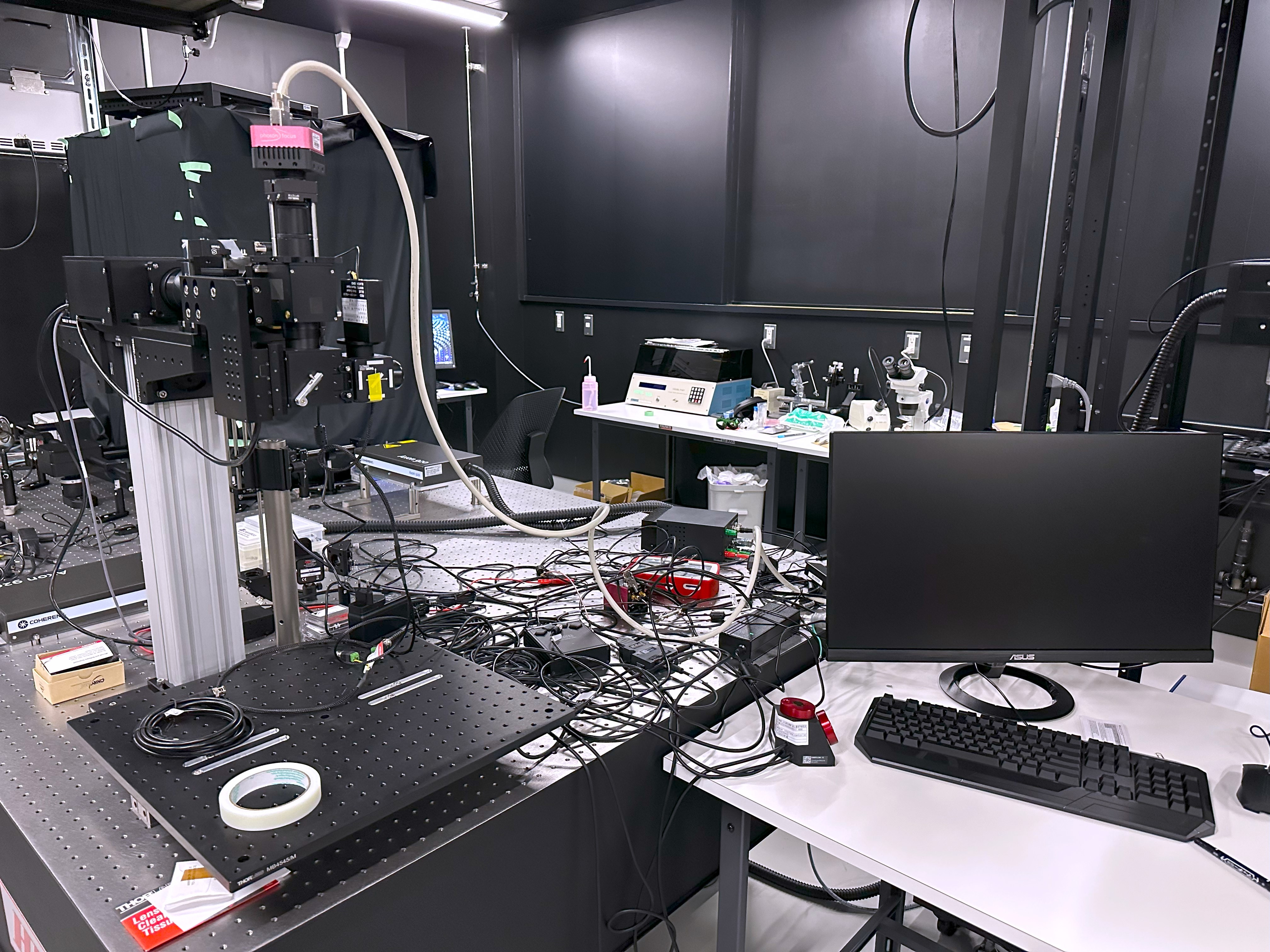 Two-photon microscope for in vivo brain imaging